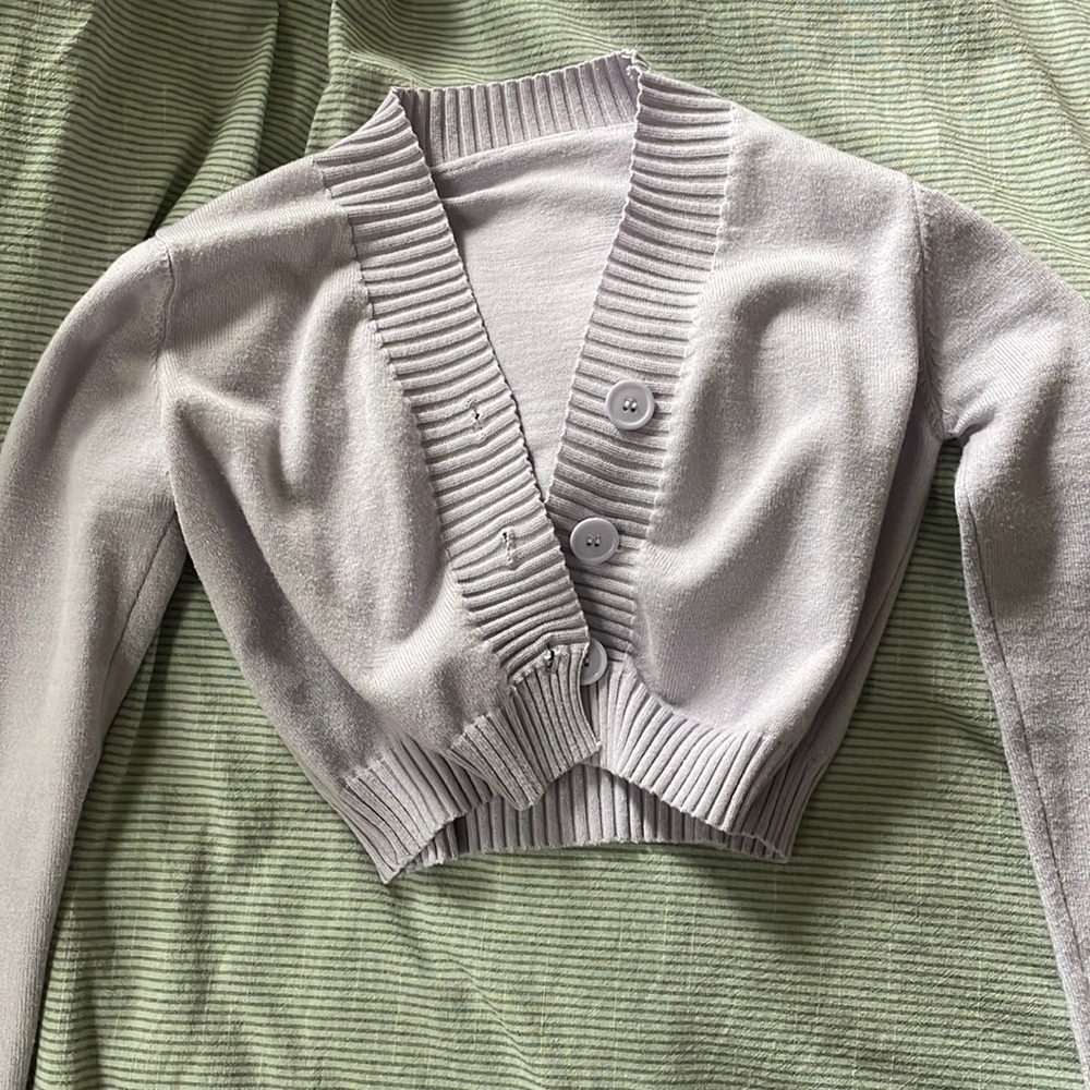 Pastel Purple Cardigan